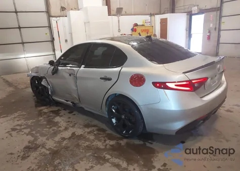 2020 Alfa Romeo Giulia Ti from USA, damaged, VIN ZARFAMBNXL7640449